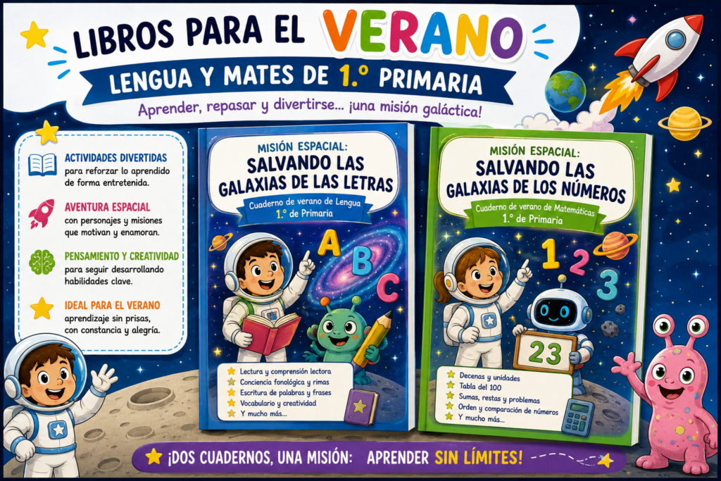Las vacaciones de verano son una oportunidad perfecta para seguir aprendiendo de forma divertida y sin presiones. Por eso compartimos este completo pack formado por dos cuadernos temáticos para alumnado [&hellip;]