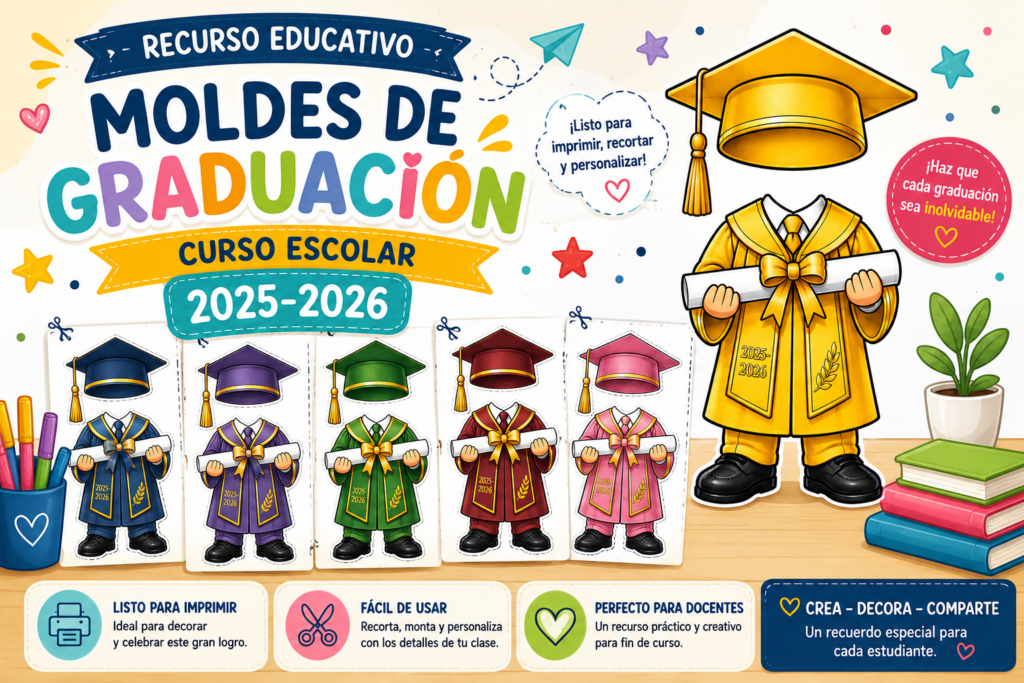 Este final de curso trae consigo uno de los momentos más especiales para el alumnado: la graduación. Para ayudar a celebrar este acontecimiento de una forma creativa y memorable, compartimos [&hellip;]