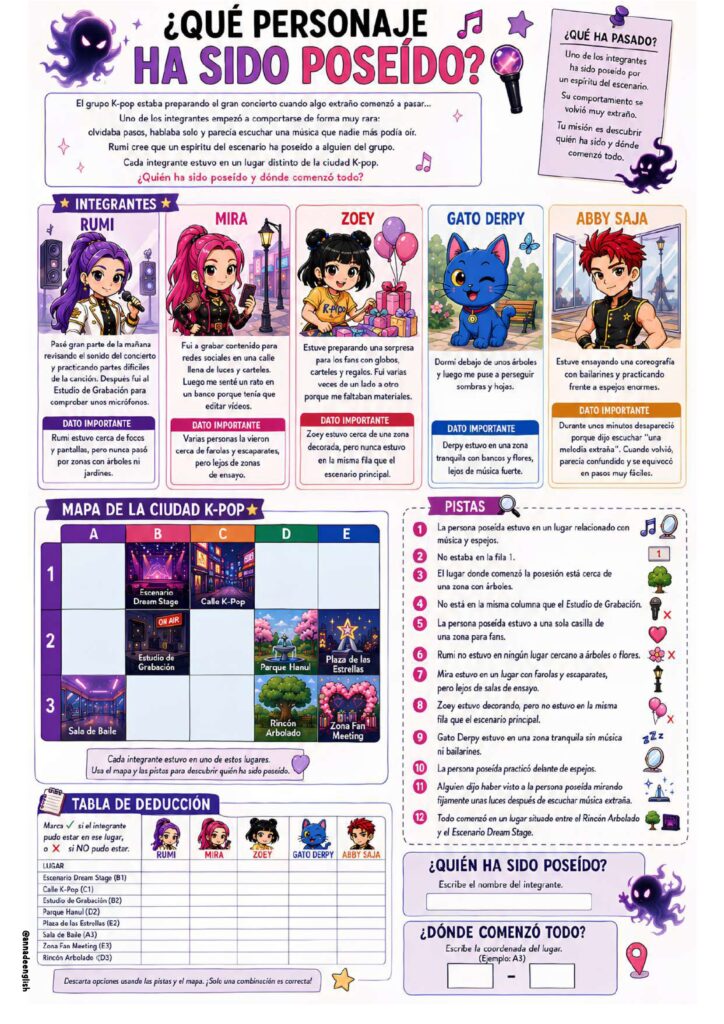 Este SUPER PACK DE 20 MURDOKUS es una propuesta educativa original que combina lógica, deducción, observación y comprensión lectora en un formato altamente motivador para el alumnado. A través de [&hellip;]