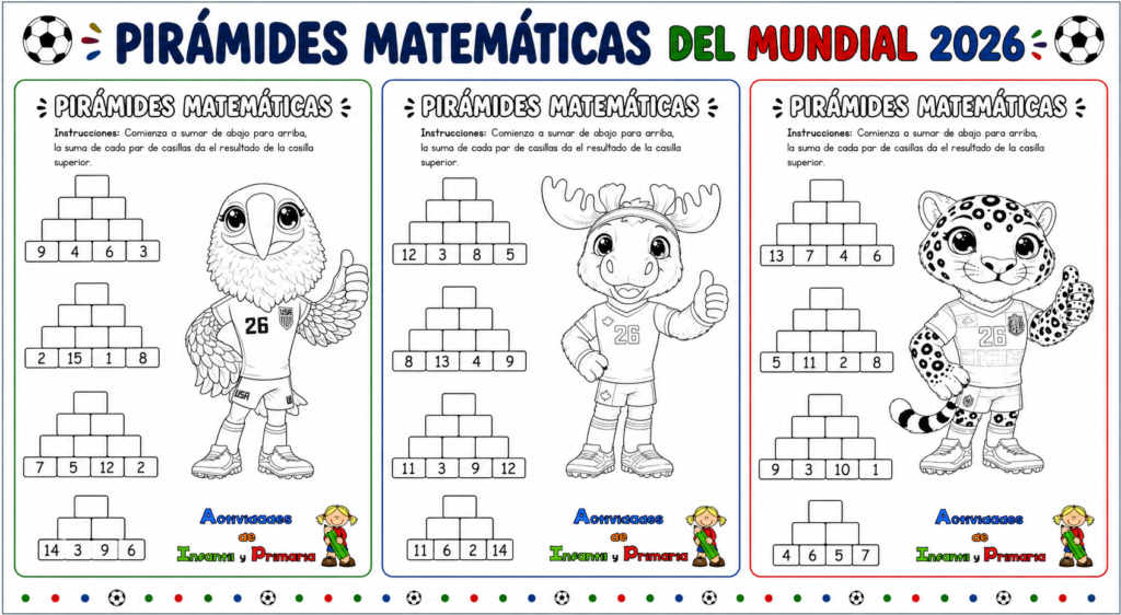 &nbsp; Las matemáticas pueden convertirse en una auténtica aventura cuando se combinan con una temática que apasiona al alumnado. Por eso, hoy compartimos una divertida colección de pirámides matemáticas inspiradas [&hellip;]