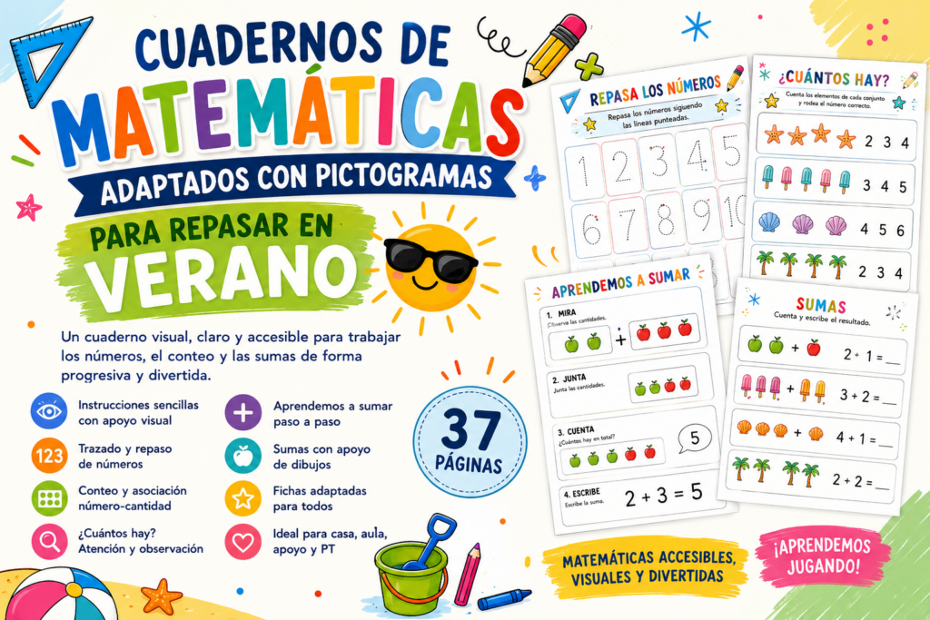 Durante las vacaciones de verano es importante ofrecer propuestas que permitan mantener activos los aprendizajes matemáticos sin convertir el repaso en una tarea pesada o frustrante. Por eso, hoy compartimos [&hellip;]