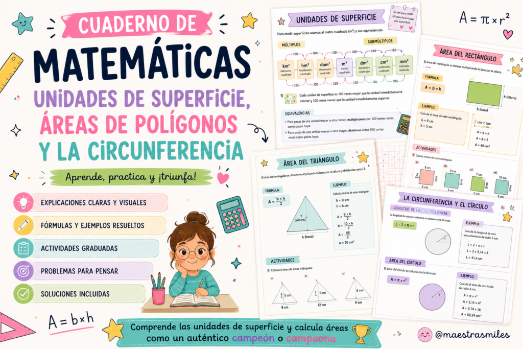 Las matemáticas resultan mucho más sencillas cuando los conceptos se presentan de forma clara, visual y práctica. Por eso hoy compartimos un completo cuaderno de actividades dedicado a las unidades [&hellip;]