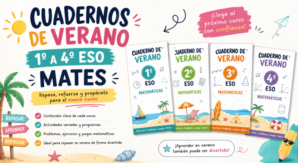 Las vacaciones también pueden ser una excelente oportunidad para mantener la mente activa. Por eso, hoy compartimos una fantástica colección de Cuadernos de Verano de Matemáticas para 1º, 2º, 3º [&hellip;]