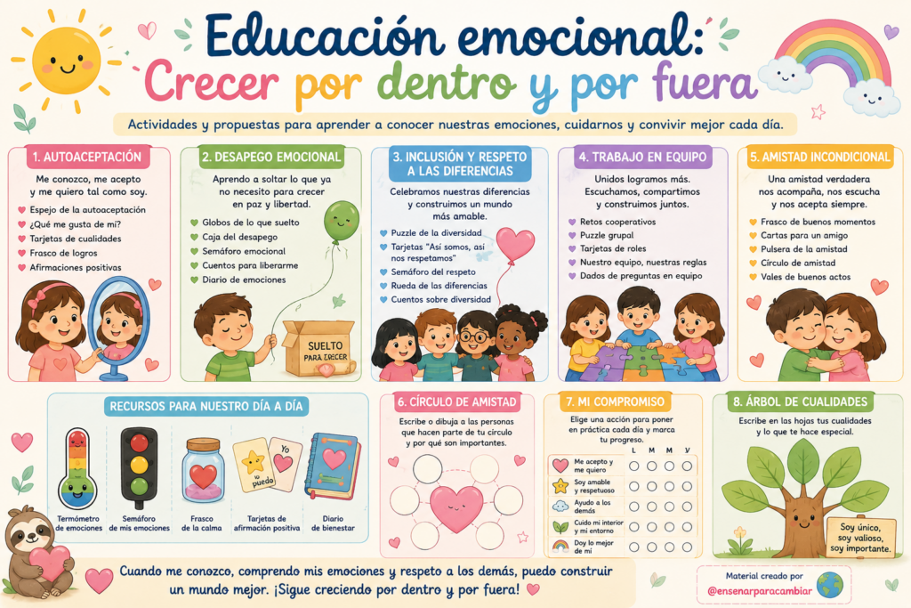 Educar no consiste únicamente en enseñar a leer, escribir, resolver problemas o adquirir nuevos conocimientos. También significa acompañar a niños y niñas en un aprendizaje esencial para toda la vida: [&hellip;]