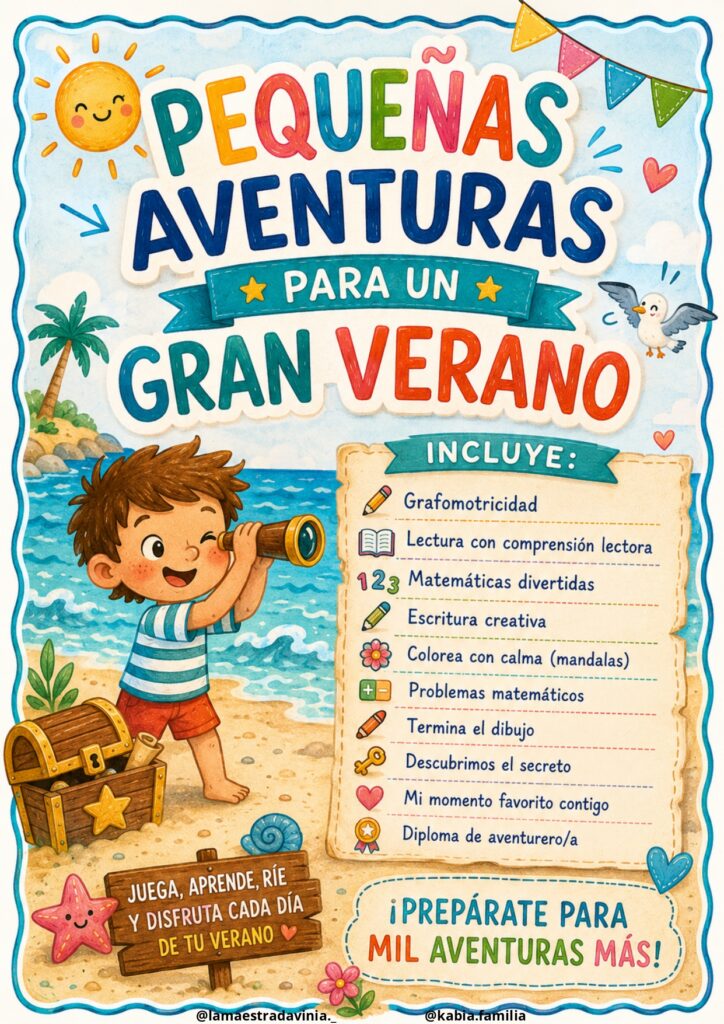 El verano es un momento perfecto para descansar, jugar, compartir tiempo en familia y vivir nuevas experiencias. Pero también puede convertirse en una oportunidad maravillosa para seguir aprendiendo de una [&hellip;]