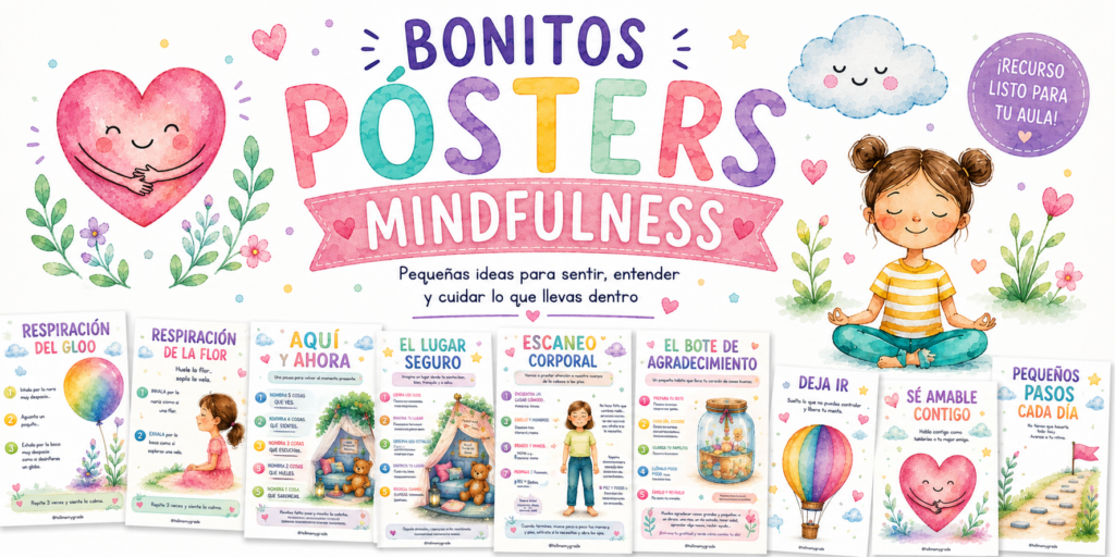 En el día a día del aula, encontrar pequeños momentos para detenernos, respirar y conectar con nuestras emociones puede marcar una gran diferencia. Por eso hoy compartimos esta preciosa colección [&hellip;]