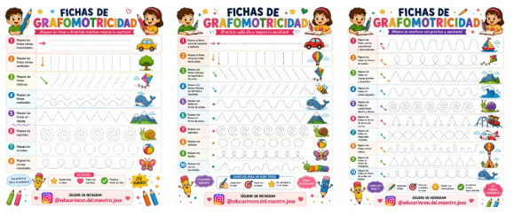 La grafomotricidad es uno de los pilares fundamentales en el aprendizaje de la escritura. Antes de comenzar a formar letras, los niños necesitan fortalecer el control del lápiz, la coordinación [&hellip;]