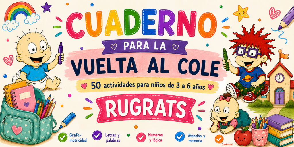 ¡La vuelta al cole ya está aquí! 🎒✏️ Y qué mejor manera de comenzar el curso que con un cuaderno lleno de propuestas divertidas para aprender, crear, jugar y reforzar [&hellip;]