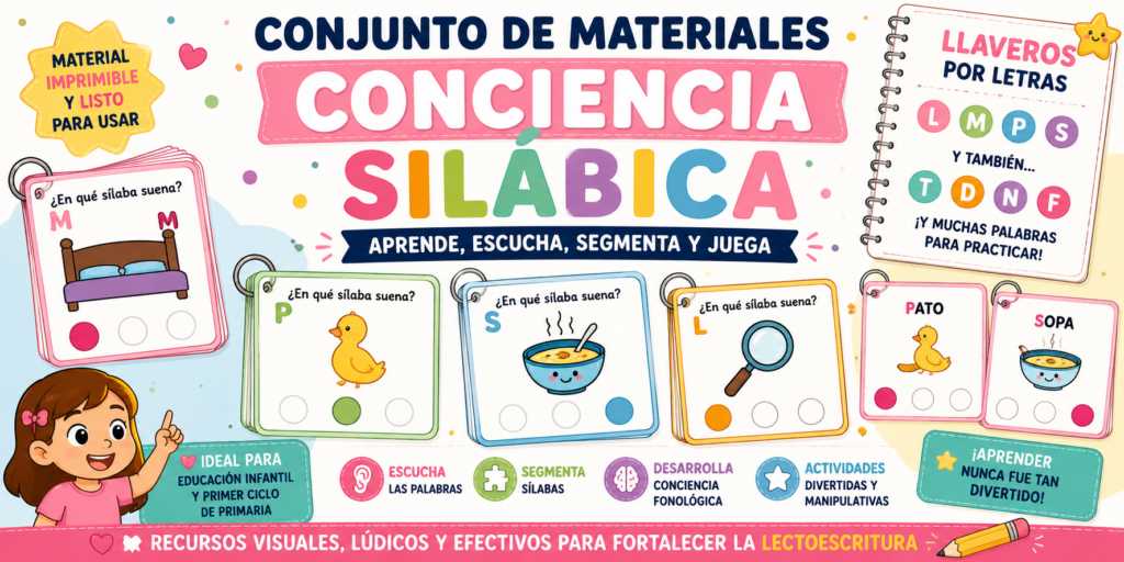 La conciencia silábica es una de las habilidades fundamentales dentro del desarrollo de la conciencia fonológica. Antes de aprender a leer con fluidez, los niños necesitan ser capaces de identificar, [&hellip;]