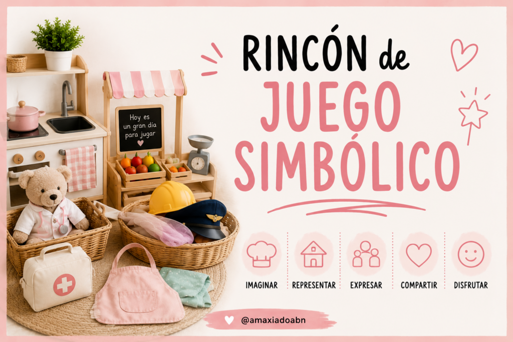 Un espacio para imaginar, representar y comprender el mundo El rincón de juego simbólico es mucho más que un espacio para jugar: es un lugar donde los niños y niñas [&hellip;]
