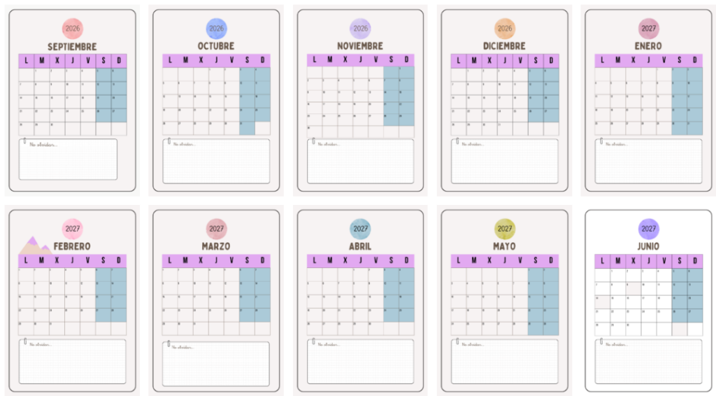 Comienza el curso con una herramienta que combina funcionalidad y diseño limpio. Este calendario formal editable mensual está pensado para docentes, coordinadores y familias que desean organizar el año académico [&hellip;]