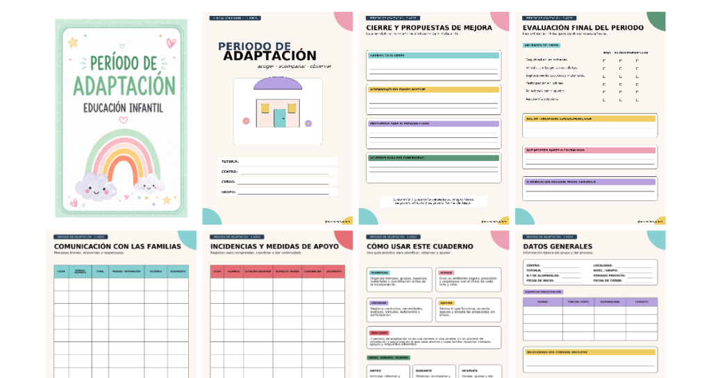 🧸✨ Recursos que te facilitan el PERIODO DE ADAPTACIÓN en 3 años Ideas, materiales y actividades para un inicio de curso tranquilo y seguro El periodo de adaptación en 3 [&hellip;]