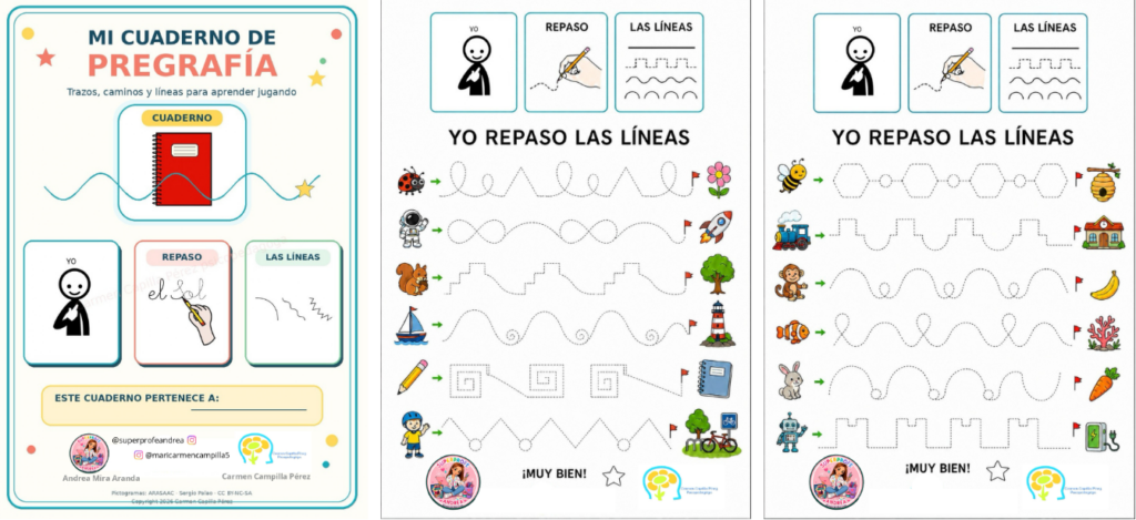 Trazos, caminos y líneas para aprender jugando Este Cuaderno de Pregrafismos Avanzados es una propuesta maravillosa para trabajar la motricidad fina, la coordinación visomotriz y la atención de forma divertida [&hellip;]