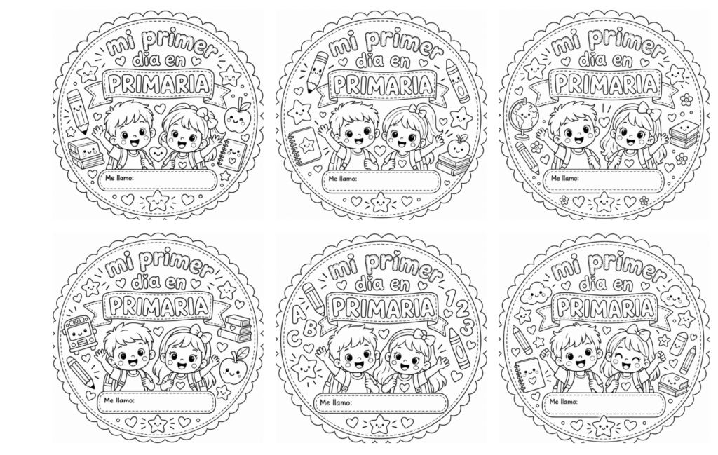    Medallas para regalar a los alumnos el primer día que vayan al colegio (si vienen alumnos durante el curso, también se le pueden dar)   RECOMENDACIONES Imprimir y plastificar. Añadir [&hellip;]