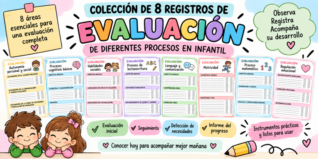 La evaluación en Educación Infantil va mucho más allá de comprobar si un niño ha adquirido determinados aprendizajes. Observar, registrar y realizar un seguimiento sistemático nos permite conocer cómo evoluciona [&hellip;]