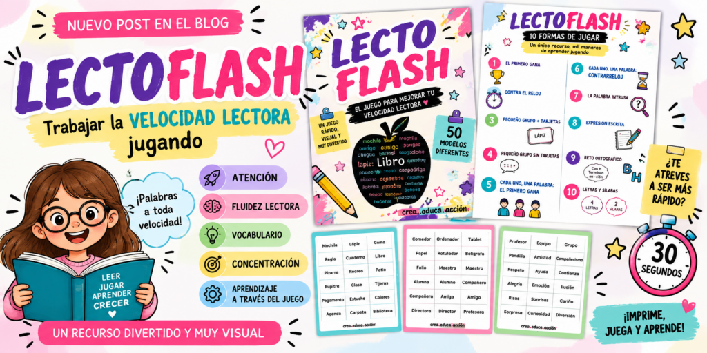 Hoy compartimos un recurso muy visual y dinámico para trabajar uno de los aspectos fundamentales de la competencia lectora: la velocidad lectora, pero haciéndolo de una manera mucho más motivadora [&hellip;]
