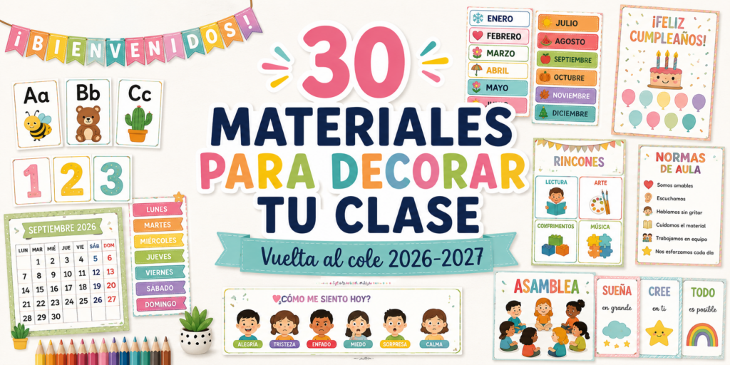 Preparar el aula para un nuevo curso es una de esas tareas que hacemos con especial ilusión. Los primeros días son el momento perfecto para crear un espacio acogedor, organizado, [&hellip;]
