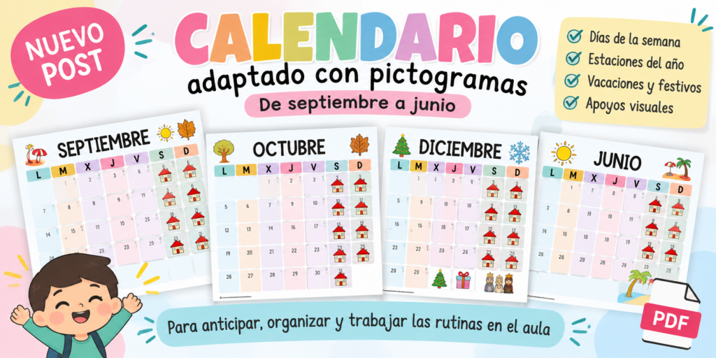 La organización temporal puede resultar complicada para muchos niños y niñas, especialmente cuando todavía están aprendiendo conceptos como los días de la semana, los meses, las estaciones o la diferencia [&hellip;]