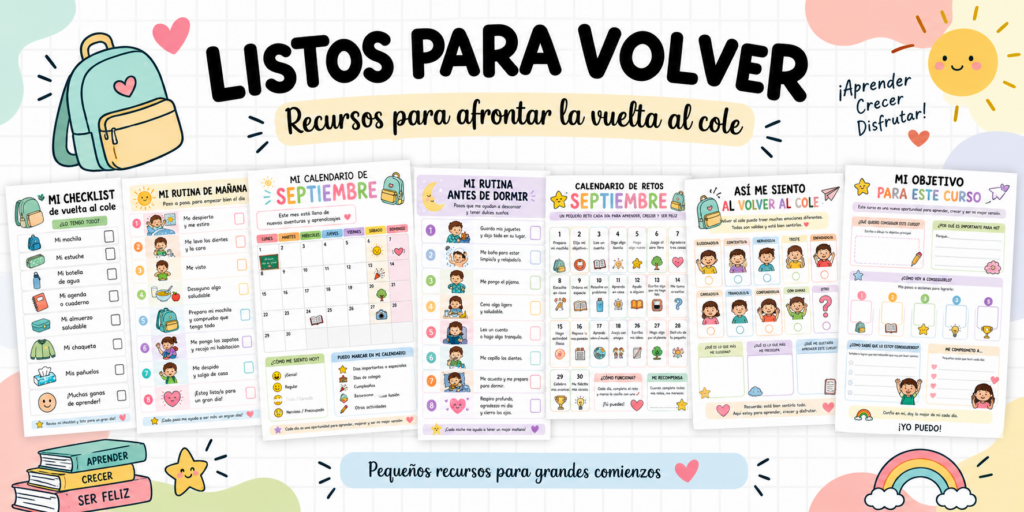 La vuelta al cole supone mucho más que preparar libros, cuadernos y mochilas. Después de las vacaciones, los niños y niñas necesitan recuperar poco a poco sus rutinas, organizarse de [&hellip;]