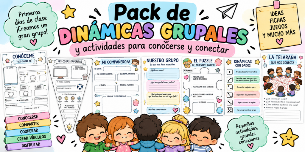 Los primeros días de clase no deberían servir únicamente para explicar horarios, repartir materiales o comenzar con los contenidos. Son también una oportunidad estupenda para conocernos, crear vínculos y empezar [&hellip;]