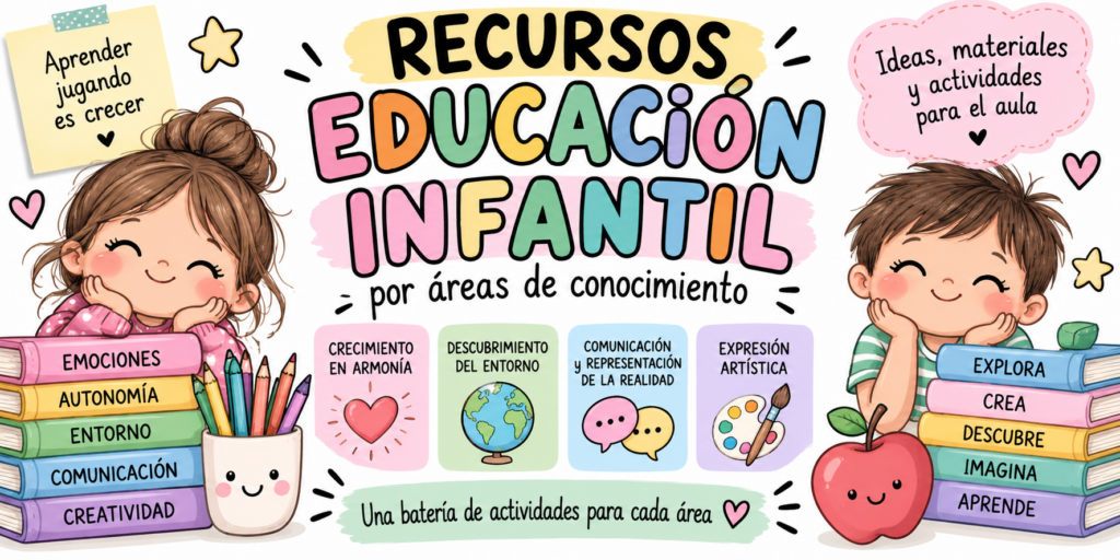 Todo lo que necesitas para los recursos iniciales de la vuelta al cole en Educación Infantil, lo damos en este dosier elaborado con más de 200 páginas. ¿Quieres conseguir este [&hellip;]