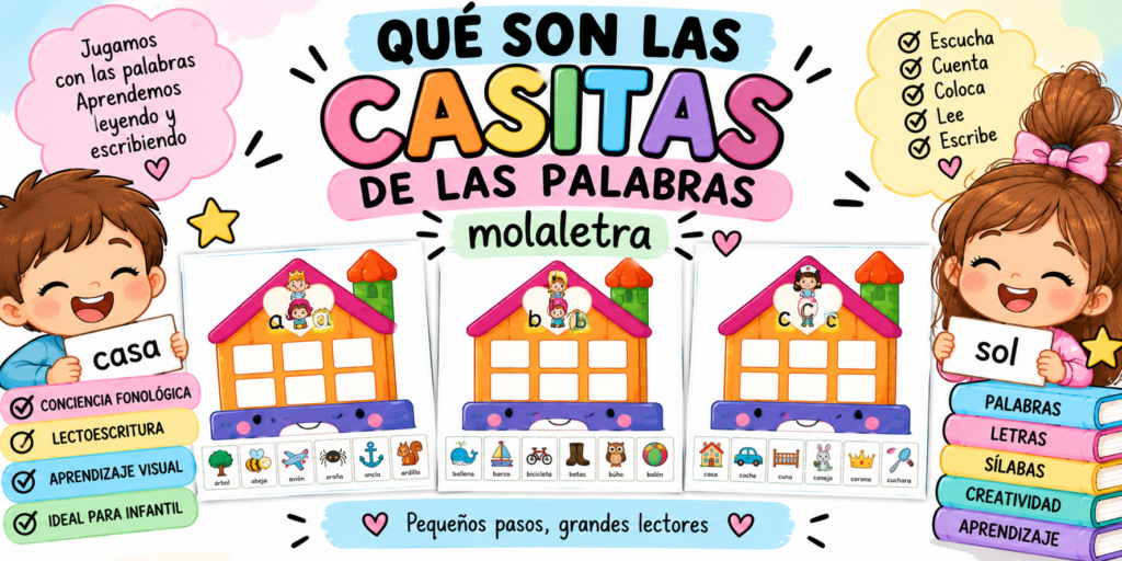 Aprender las letras y ampliar el vocabulario puede convertirse en un auténtico juego cuando ofrecemos al alumnado materiales visuales, manipulativos y atractivos. Hoy compartimos un recurso especialmente bonito para trabajar [&hellip;]