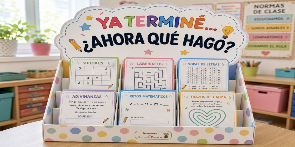 En el aula, cada alumno tiene su propio ritmo. Mientras algunos necesitan un poco más de tiempo para completar una actividad, otros terminan rápidamente y llega la conocida pregunta: «Profe, [&hellip;]