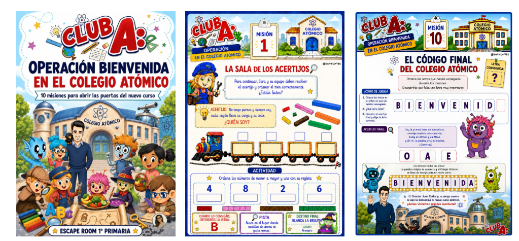 OPERACIÓN BIENVENIDA EN EL COLEGIO ATÓMICO 🧪⚛️ ¡ESCAPE ROOM: OPERACIÓN BIENVENIDA EN EL COLEGIO ATÓMICO! ⚛️🧪 Hoy comienza un nuevo curso y, después de unas merecidas vacaciones, el Colegio Atómico [&hellip;]