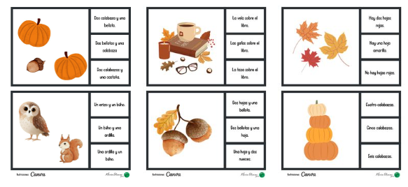 La llegada del otoño es una oportunidad estupenda para introducir en el aula actividades de lectura con un vocabulario cercano y muy visual. En esta ocasión compartimos una colección de [&hellip;]