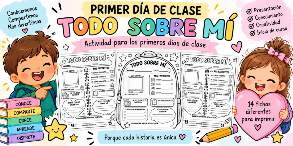 El comienzo del curso es la oportunidad perfecta para crear un ambiente acogedor y conocer las emociones, gustos e intereses de cada niño. Para facilitar este primer contacto, hemos diseñado [&hellip;]