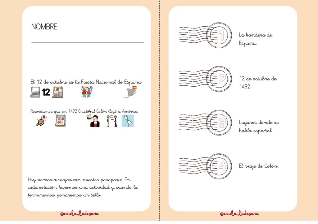 🇪🇸 12 DE OCTUBRE · APRENDEMOS POR ESTACIONES 🌎⛵ ¡Hola compis! 👋🏼 Para trabajar el 12 de octubre he preparado una propuesta manipulativa y muy visual organizada en 4 estaciones [&hellip;]