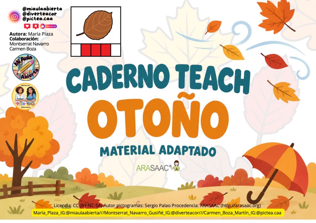 El otoño llega al aula cargado de colores, hojas, frutos, animales y muchísimas posibilidades para aprender. Hoy compartimos un recurso especialmente completo: un Cuaderno manipulativo TEACCH del otoño, diseñado para [&hellip;]