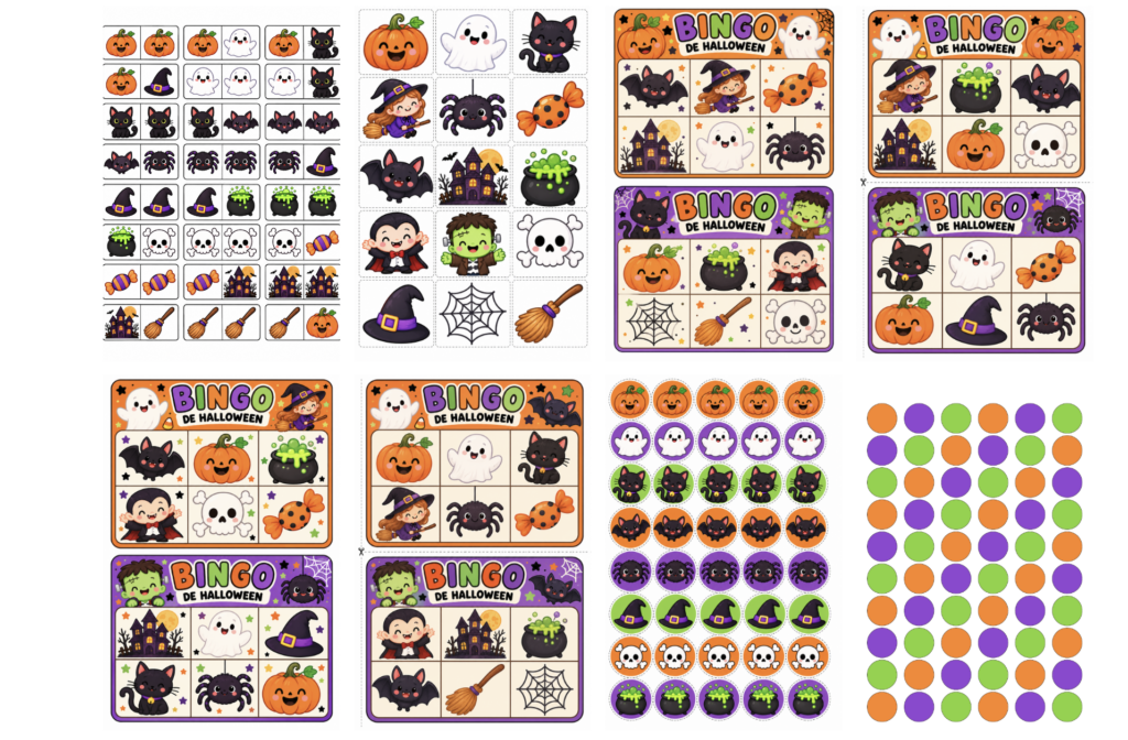 🎃👻 JUEGOS DE HALLOWEEN VOL. I 👻🎃 Os he preparado 3 juegos listos para imprimir, recortar y disfrutar con los más peques: 🎃 MEMORY DE HALLOWEEN: 12 parejas para trabajar [&hellip;]