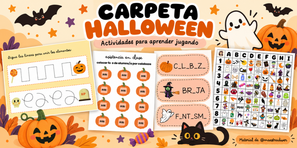 Halloween es una de esas temáticas que despiertan una enorme curiosidad entre los más pequeños. Calabazas, fantasmas, brujas, murciélagos y personajes misteriosos se convierten en los protagonistas perfectos para transformar [&hellip;]