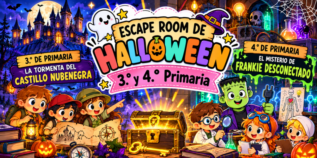 👻 ¡El Club A vuelve con dos nuevas misiones de Halloween! Esta vez, nuestros pequeños detectives tendrán que enfrentarse a una misteriosa tormenta que ha dejado un castillo sin sol [&hellip;]