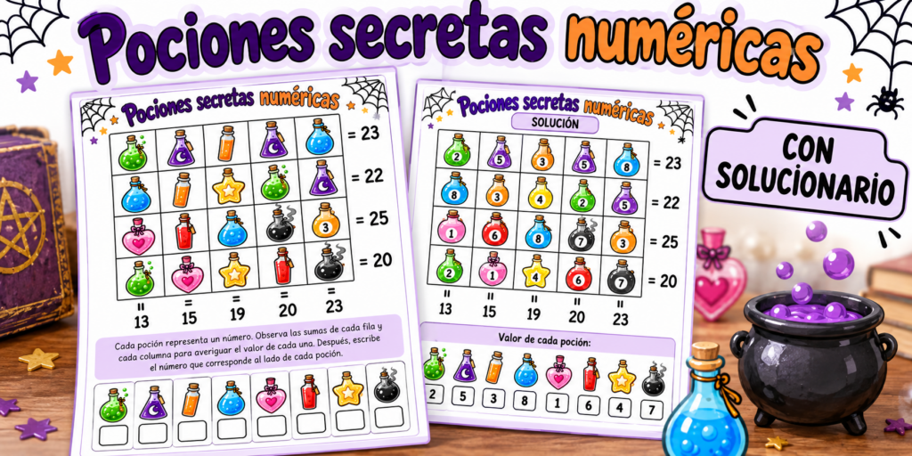 ¿Quién dijo que las matemáticas no pueden tener un toque de magia? Con nuestra nueva colección de Pociones secretas numéricas, convertimos el cálculo y el razonamiento lógico en una divertida [&hellip;]