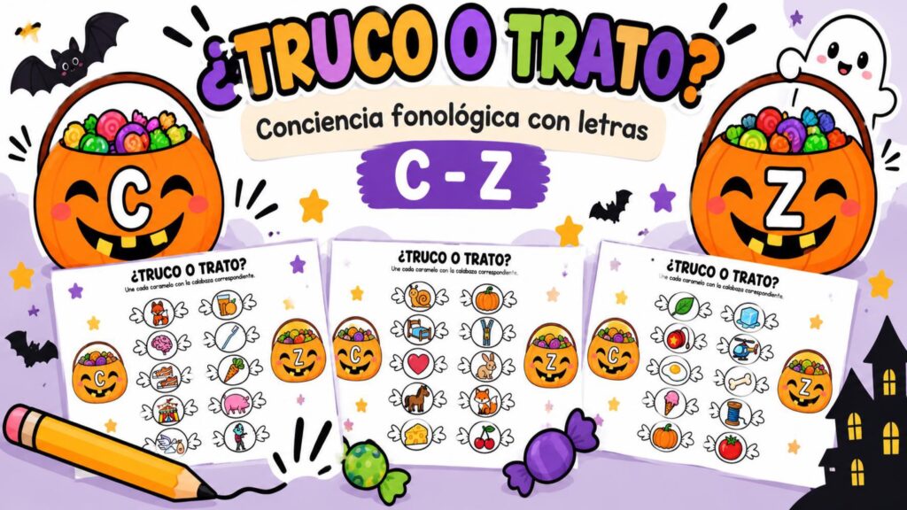 🎃 ¿Truco o trato? Aprendemos las letras jugando en Halloween ¡Halloween llega cargado de caramelos, calabazas y muchas ganas de aprender! Hoy compartimos una divertida colección de fichas educativas para [&hellip;]