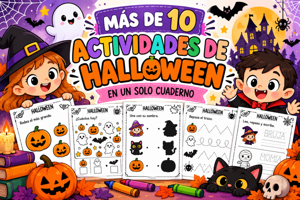 ¡Halloween está a la vuelta de la esquina y nuestras aulas se preparan para llenarse de calabazas, fantasmas, brujas y pequeños monstruos! 👻🎃 Hoy compartimos un fantástico recopilatorio de actividades [&hellip;]