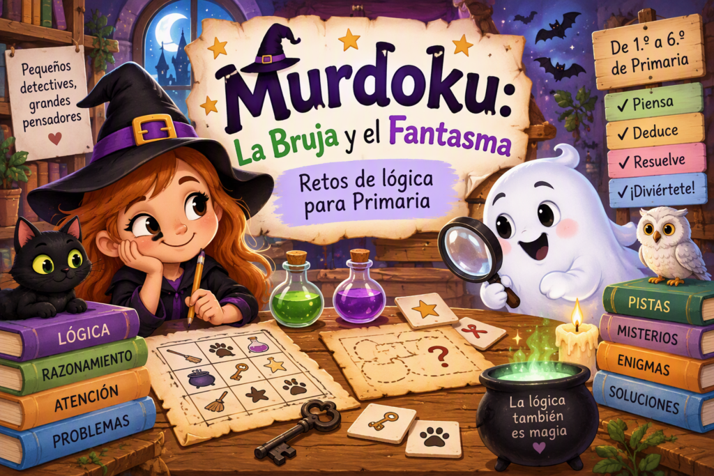 Murdoku: La bruja y el fantasma, un divertido reto de lógica para Primaria Los juegos de lógica son una de las mejores herramientas para desarrollar el pensamiento crítico, la atención [&hellip;]