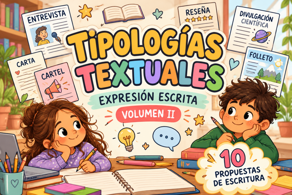 Seguimos ampliando nuestros recursos para trabajar la expresión escrita en el aula! Hoy, desde Orientación Andújar, compartimos la segunda parte de un fantástico material educativo: «Tipologías textuales – Volumen II», [&hellip;]