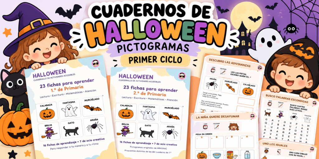 ¡Halloween también puede ser una oportunidad fantástica para aprender de forma visual, divertida e inclusiva! 👻🎃 Hoy, desde Orientación Andújar, compartimos dos completos cuadernos de actividades de Halloween con pictogramas [&hellip;]